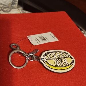 Coach Lemon Bag Charm Keychain
